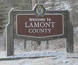 Welcome sign