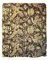 Lampas textile, silk and gold, Italy, second half of 14th century.