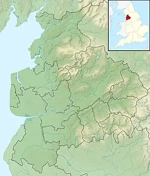 Healey Nab is located in Lancashire