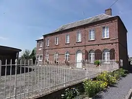 The town hall of Landifay-et-Bertaignemont