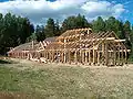 Long-house construction (Veien Kulturminnepark)