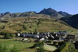 A general view of the village of Larche