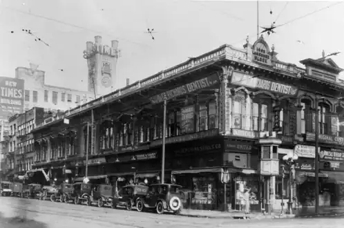 Larronde Block, undated photo, probably 1910s