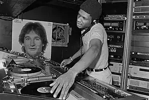 Levan performing at the Paradise Garage