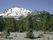 Image 19Lassen Peak in the California Cascades. Southernmost volcano in the Cascade Range and part of Lassen Volcanic National Park (from Cascade Range)