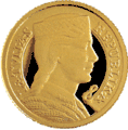 Reverse of the gold commemorative coin