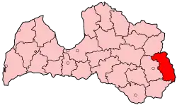 Location of Ludza