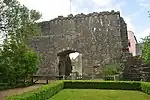 A stone gatehouse