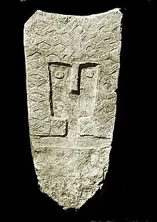 Stele, Chasséen culture, 4th millennium BC.