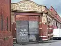 Gateway to the former parcels office in 2002