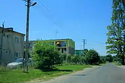 Roadside houses in Leśniczówka