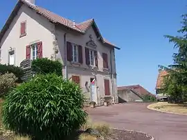 The town hall in Le Rousset-Marizy