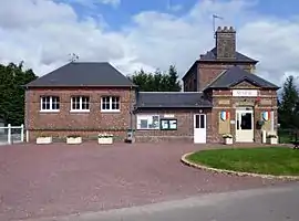 Town hall and school