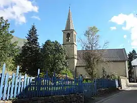 The church of Sainte-Marthe, in Le Vernet