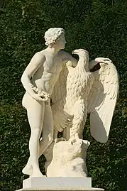 Ganymède Médicis (1684–1685) by Pierre Laviron at Versailles.