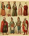 Historical Turkish costumes, 1880s, Smithsonian Libraries