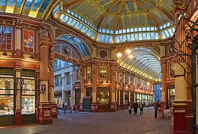 Leadenhall Market with Subsidiary Numbering