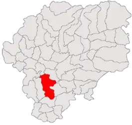 Location in Bistrița-Năsăud County