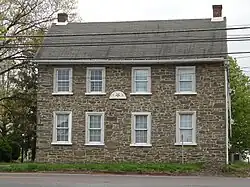 An old stone house in Lederach in Lower Salford Township