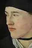 Girl with Black Headscarf, 1879, oil on panel (detail)