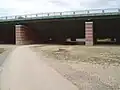 A crossing under the Mittelland Canal, near Garbsen