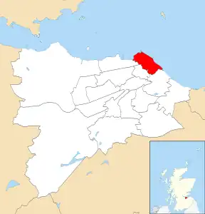 Location of the ward