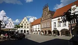 Lemgo Town Hall at the market square