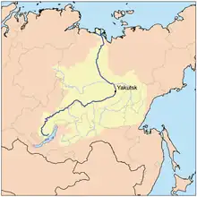 Lena River and Lake Baikal