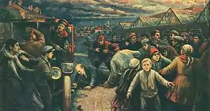 Image 22Vladimir Pchelin's depiction of the assassination attempt on Lenin (from Russian Civil War)