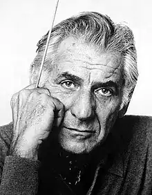 Musician and composer Leonard Bernstein (AB, 1939)