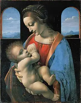 Early Renaissance: Madonna Litta by Leonardo da Vinci (c. 1490)