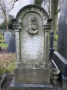 Leopold Grindon grave