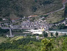 View of Les Vignes and the Tarn River from Causse Méjean