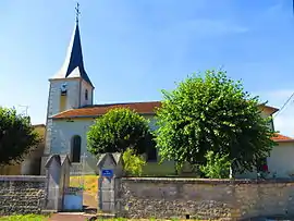 The church of Saint-Airy in Les Souhesmes-Rampont