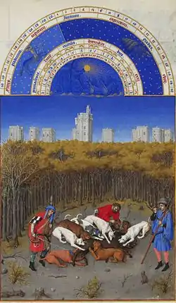 DecemberBoar hunt, Château de Vincennes