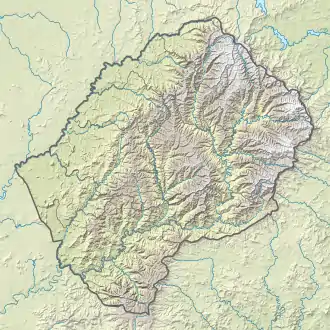 Senqunyane River is located in Lesotho