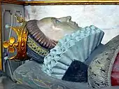 Effigy of Lettice Knollys.