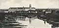 View of Lubiąż from the northwest in 1910