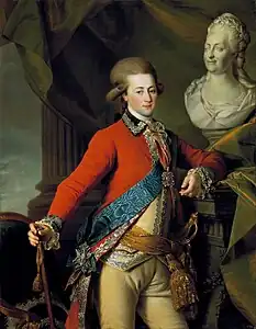 Alexander Lanskoy, Aide-de-camp to the Empress (1782)