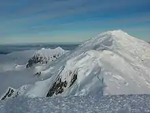 Helmet Peak from Lyaskovets Peak, with Levski Peak, St. Ivan Rilski Col and Great Needle Peak on the right