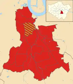 Lewisham 2014 results map