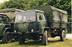 British Army Leyland 4-tonne general service (GS) truck at ARMY 2000