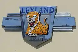 Image 87Manufacturers badge of a Leyland Leopard bus (from Bus manufacturing)