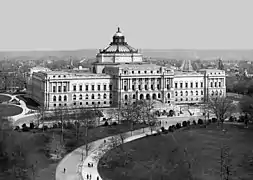 Congressional Library. View from the U.S. Capitol