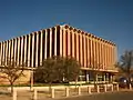 The Library of Texas Tech University is shaped architecturally like a honeycomb.