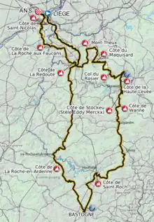 Map of the course