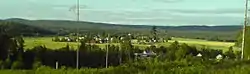 View of Lierfoss from the path towards Langvannet