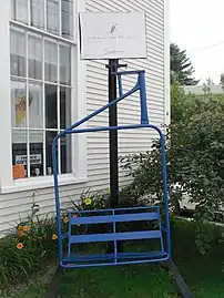 Lift outside the Vermont Ski and Snowboard Museum.