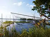 Lift Net (Bhesal Jal) in Bangladesh River or Canals