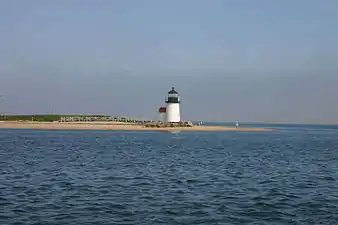 Brant Point Light in Nantucket Harbor